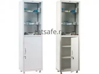 Шкаф Hilfe МД 1 1650/SG | Защита-Офис - интернет-магазин сейфов, кресел, металлической и офисной мебели в Казани и Йошкар-Оле