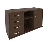 Riva Тумба под оргтехнику с фолдингом А.МТ-2F Венге Цаво 1192*450*667 | Защита-Офис - интернет-магазин сейфов, кресел, металлической 