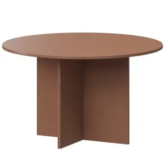 Стол для переговоров А-029 Терракота 1200x1200x760 Арго | Защита-Офис - интернет-магазин сейфов, кресел, металлической и офисной мебели в Казани и Йошкар-Оле