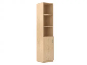 Шкаф колонка с глухой малой дверью SR-5U.5(L) легно светлый 386*375*1815 Simple | Защита-Офис - интернет-магазин сейфов, кресел, металлической и офисной мебели в Казани и Йошкар-Оле