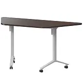 Стол мобильный складной трапециевидный МБ22-127.58Т венге/белый Стол мобильный складной трапециевидный МБ22-127.58Т венге/белый | Защита-Офис - интернет-магазин сейфов, кресел, металлической
