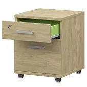 Тумба подкатная файловая НТ-330.ФЛ Баттл Рок 430x442x583 Аргентум | Защита-Офис - интернет-магазин сейфов, кресел, металлической 