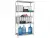 Стеллаж MS Standart 200KD/100x60/4 | Защита-Офис - интернет-магазин сейфов, кресел, металлической  