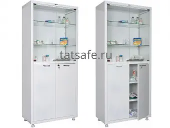 Шкаф Hilfe МД 2 1780/SG | Защита-Офис - интернет-магазин сейфов, кресел, металлической и офисной мебели в Казани и Йошкар-Оле