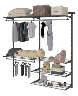 Гардеробная система Optima G180 графит | Защита-Офис - интернет-магазин сейфов, кресел, металлической и офисной мебели в Казани и Йошкар-Оле