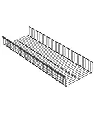 Полка-корзина GSb 90х30 графит | Защита-Офис - интернет-магазин сейфов, кресел, металлической 