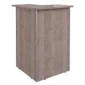 Стойка рецепции угловая DMC 88(R) Дуб сонома 800х800х1200 DEX | Защита-Офис - интернет-магазин сейфов, кресел, металлической 