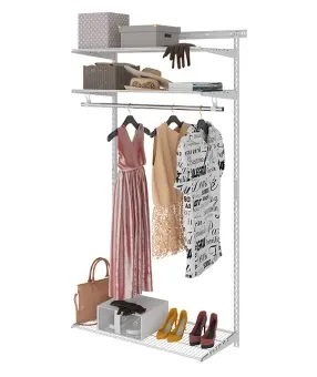 Гардеробная система Basic G90 белая | Защита-Офис - интернет-магазин сейфов, кресел, металлической и офисной мебели в Казани и Йошкар-Оле