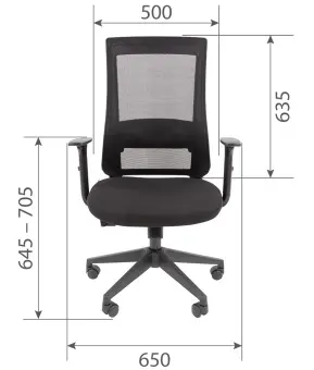 расКресло компьютерное Chairman 500LT TW БП | Защита-Офис - интернет-магазин сейфов, кресел, металлической  - фото 1