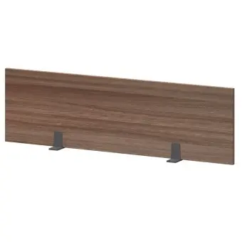 Экран для одиночного стола СМЭ18-12 Темный шимо/Антрацит 1200x18x350 Арго-М | Защита-Офис - интернет-магазин сейфов, кресел, металлической и офисной мебели в Казани и Йошкар-Оле