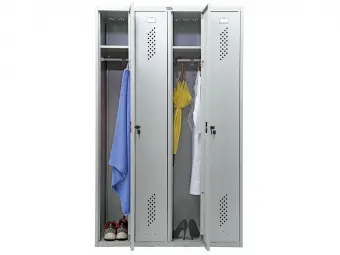 Шкаф для раздевалки практик LS-41 | Защита-Офис - интернет-магазин сейфов, кресел, металлической и офисной мебели в Казани и Йошкар-Оле