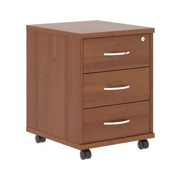 Тумба подкатная ТМ-3 орех с фолдингом 412*450*551 Imago | Защита-Офис - интернет-магазин сейфов, кресел, металлической и офисной мебели в Казани и Йошкар-Оле