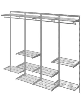 Гардеробная система Max G240 графит | Защита-Офис - интернет-магазин сейфов, кресел, металлической и офисной мебели в Казани и Йошкар-Оле