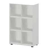 Стеллаж Н-3264 Белый 950x300x650 Арго HOME | Защита-Офис - интернет-магазин сейфов, кресел, металлической 