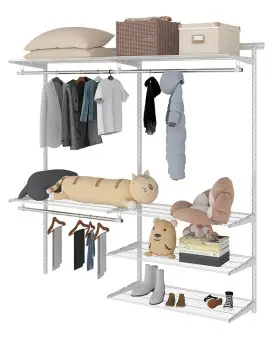 Гардеробная система Optima G180 белая | Защита-Офис - интернет-магазин сейфов, кресел, металлической и офисной мебели в Казани и Йошкар-Оле