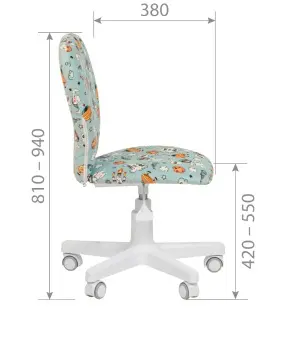 Кресло детское Chairman Kids 105, НЛО | Защита-Офис - интернет-магазин сейфов, кресел, металлической и офисной мебели в Казани и Йошкар-Оле