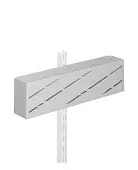 Корзина навесная GBC белая | Защита-Офис - интернет-магазин сейфов, кресел, металлической 