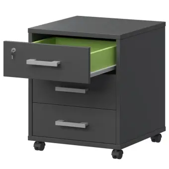 Тумба подкатная АТЛ-03 Антрацит 440x450x580 Арго | Защита-Офис - интернет-магазин сейфов, кресел, металлической и офисной мебели в Казани и Йошкар-Оле