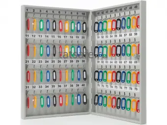 Шкаф для ключей KEY-80 | Защита-Офис - интернет-магазин сейфов, кресел, металлической и офисной мебели в Казани и Йошкар-Оле