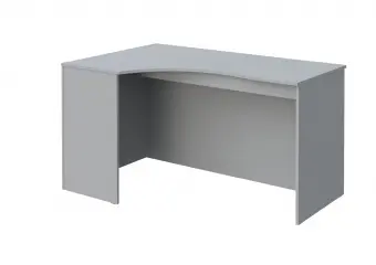 Стол эргономичный SE-1400(L) серый 1400*900*760 Simple | Защита-Офис - интернет-магазин сейфов, кресел, металлической и офисной мебели в Казани и Йошкар-Оле