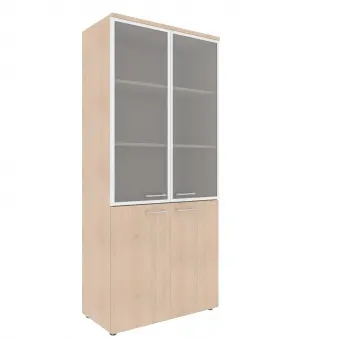 Шкаф комбинированный с топом XHC 85.7 бук тиара 856*432*1955 Xten | Защита-Офис - интернет-магазин сейфов, кресел, металлической и офисной мебели в Казани и Йошкар-Оле