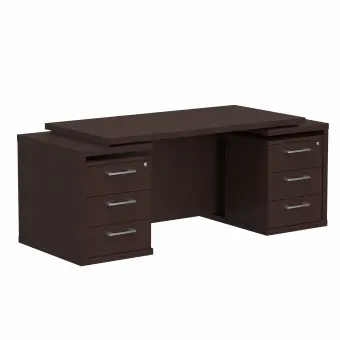 Стол руководителя 2-х тумбовый TDT 197 венге магия Z 1900*750*750 Torr-Z | Защита-Офис - интернет-магазин сейфов, кресел, металлической и офисной мебели в Казани и Йошкар-Оле