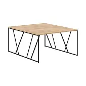 Стол LWST 1316 Дуб Бофорд/Черный 1360х1606х750 LOFTIS | Защита-Офис - интернет-магазин сейфов, кресел, металлической 