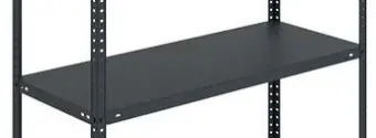 Полка MS Standart 100*30 Black | Защита-Офис - интернет-магазин сейфов, кресел, металлической и офисной мебели в Казани и Йошкар-Оле