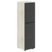 Шкаф колонка со стеклянной дверью LMC 40.2(R) Сосна Эдмонт 400х430х1517 LOFTIS | Защита-Офис - интернет-магазин сейфов, кресел, металлической 