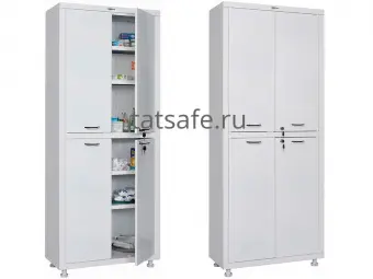 Шкаф Hilfe МД 2 1670/SS | Защита-Офис - интернет-магазин сейфов, кресел, металлической и офисной мебели в Казани и Йошкар-Оле