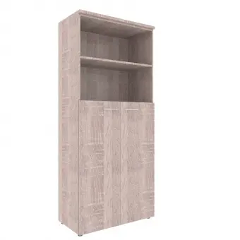 Шкаф с глухими средними дверьми и топом XHC 85.6 дуб сонома 856*432*1955 Xten | Защита-Офис - интернет-магазин сейфов, кресел, металлической и офисной мебели в Казани и Йошкар-Оле