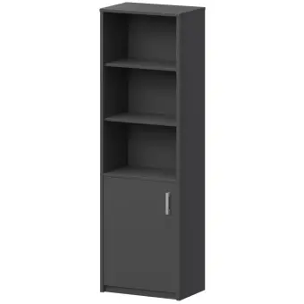 Шкаф А-321 Антрацит 560x370x2000 Арго | Защита-Офис - интернет-магазин сейфов, кресел, металлической и офисной мебели в Казани и Йошкар-Оле