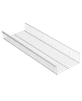 Полка-корзина GSb 90х30 белый | Защита-Офис Полка-корзина GSb 90х30 белый | Защита-Офис - интернет-магазин сейфов, кресел, металлической и офисной мебели в Казани и Йошкар-Оле