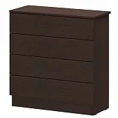 Комод 4 ящика Н-3263 Дуб венге 780x330x800 Арго HOME | Защита-Офис - интернет-магазин сейфов, кресел, металлической 