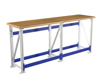 Верстак слесарный Master (№107) MT100.MF1/MF/MF1.000 | Защита-Офис - интернет-магазин сейфов, кресел, металлической и офисной мебели в Казани и Йошкар-Оле