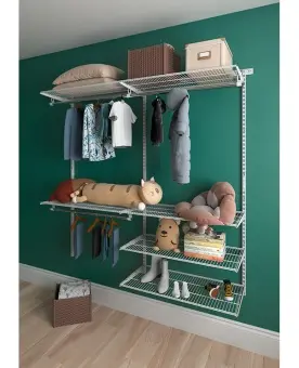 Гардеробная система Optima G180 белая | Защита-Офис - интернет-магазин сейфов, кресел, металлической и офисной мебели в Казани и Йошкар-Оле