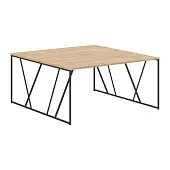Стол LWST 1516 Дуб Бофорд/Черный 1560х1606х750 LOFTIS | Защита-Офис - интернет-магазин сейфов, кресел, металлической 