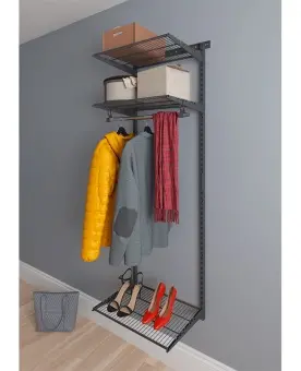 Гардеробная система Basic G60 графит | Защита-Офис - интернет-магазин сейфов, кресел, металлической и офисной мебели в Казани и Йошкар-Оле