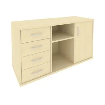 Riva Тумба под оргтехнику с фолдингом А.МТ-2F Клен 1192*450*667 | Защита-Офис - интернет-магазин сейфов, кресел, металлической и офисной мебели в Казани и Йошкар-Оле