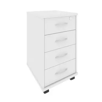 Riva Тумба подкатная с фолдингом А.ТМ-4F Белый 420*450*708 | Защита-Офис - интернет-магазин сейфов, кресел, металлической и офисной мебели в Казани и Йошкар-Оле