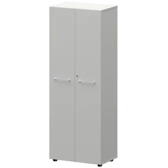 Шкаф для одежды KZS-46(Б) Белый 598x380x1595 Кортез | Защита-Офис - интернет-магазин сейфов, кресел, металлической и офисной мебели в Казани и Йошкар-Оле