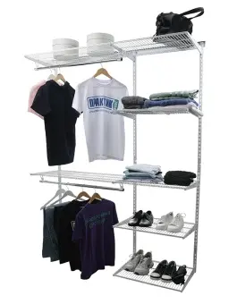 Гардеробная система Optima G180 белая | Защита-Офис - интернет-магазин сейфов, кресел, металлической и офисной мебели в Казани и Йошкар-Оле