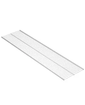 Полка сетчатая GSh 120х30 белый | Защита-Офис - интернет-магазин сейфов, кресел, металлической и офисной мебели в Казани и Йошкар-Оле