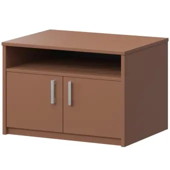 Тумба под оргтехнику АТ-10 Терракота 800x600x600 Арго | Защита-Офис - интернет-магазин сейфов, кресел, металлической и офисной мебели в Казани и Йошкар-Оле