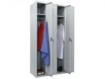 Шкаф для раздевалки практик LS-41 | Защита-Офис - интернет-магазин сейфов, кресел, металлической и офисной мебели в Казани и Йошкар-Оле