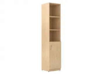 Шкаф колонка с глухой малой дверью SR-5U.5(R) легно светлый 386*375*1815 Simple | Защита-Офис - интернет-магазин сейфов, кресел, металлической и офисной мебели в Казани и Йошкар-Оле