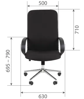 Кресло руководителя Chairman 278 хром расКресло руководителя Chairman 278 хром | Защита-Офис - интернет-магазин сейфов, кресел, металлической - фото 1