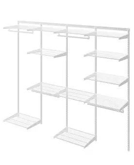 Гардеробная система Max G240 белая | Защита-Офис - интернет-магазин сейфов, кресел, металлической и офисной мебели в Казани и Йошкар-Оле