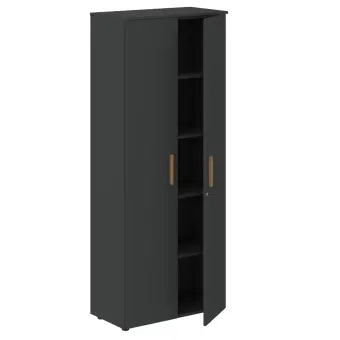 Шкаф с дверьми и топом FHC 80.1(Z) Черный графит/Черный графит 802х429х1983 FORTA | Защита-Офис - интернет-магазин сейфов, кресел, металлической и офисной мебели в Казани и Йошкар-Оле
