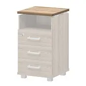 Крышка тумбы НТ-320.45 Дуб сафари 438x444x25 Аргентум | Защита-Офис - интернет-магазин сейфов, кресел, металлической 